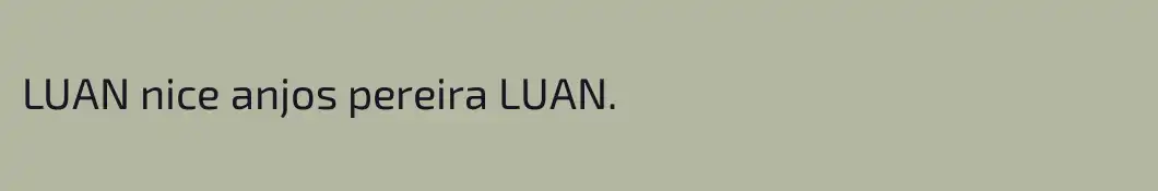 LUAN nice anjos pereira LUAN.